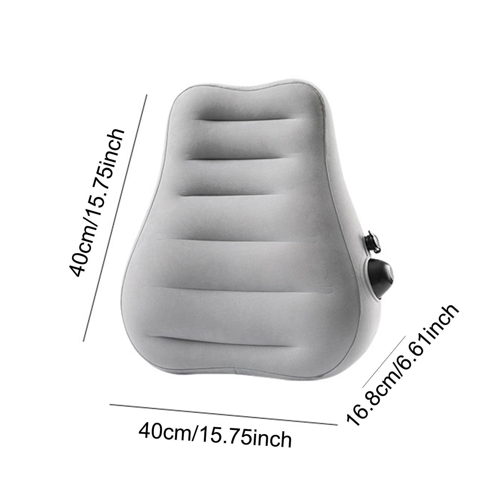 Air Filled Lumbar Support Cushion – Adjustable Ergonomic Back Support for Office Chair, Car Seat & Home | ShopTrip Air Filled Lumbar Support Cushion – Adjustable Ergonomic Back Support for Office Chair, Car Seat & Home - Image 3