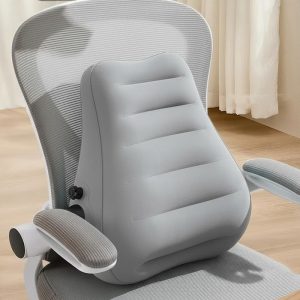 Air Filled Lumbar Support Cushion – Adjustable Ergonomic Back Support for Office Chair, Car Seat & Home