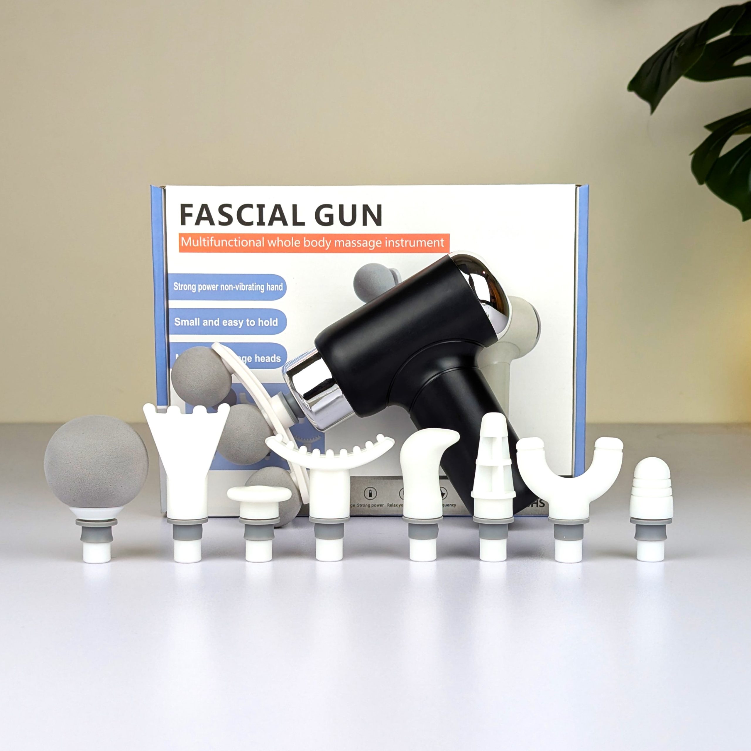 Fascia Light Age Massage Gun | 6 Speed Rechargeable Portable Body Massager | ShopTrip Fascia Light Age Massage Gun | 6 Speed Rechargeable Portable Body Massager - Image 2