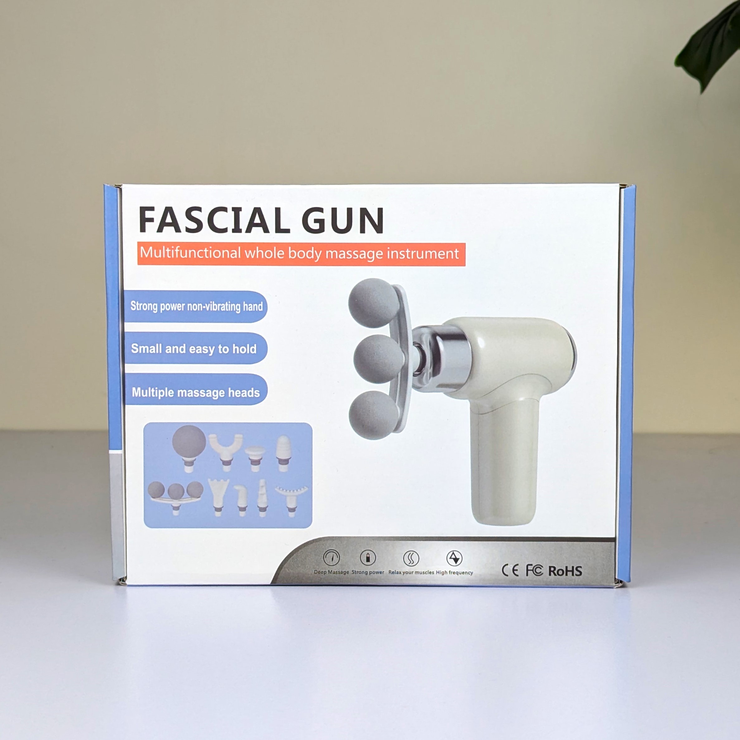 Fascia Light Age Massage Gun | 6 Speed Rechargeable Portable Body Massager | ShopTrip Fascia Light Age Massage Gun | 6 Speed Rechargeable Portable Body Massager - Image 4