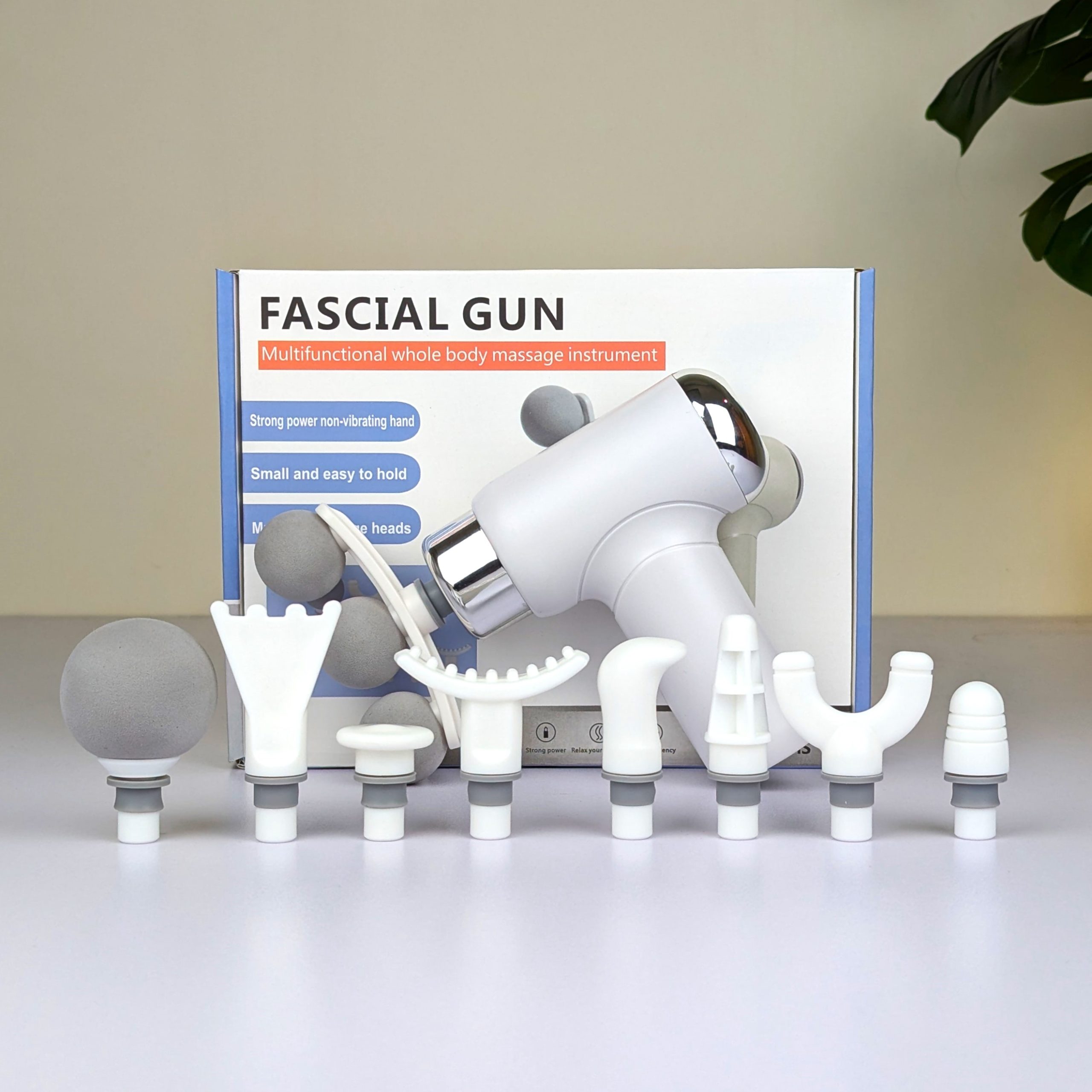 Fascia Light Age Massage Gun | 6 Speed Rechargeable Portable Body Massager | ShopTrip Fascia Light Age Massage Gun | 6 Speed Rechargeable Portable Body Massager