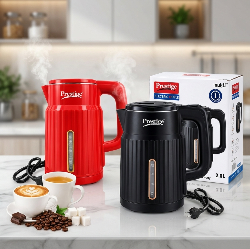 Prestige Mukti 2.0L Electric Kettle 1500W | ShopTrip Prestige Mukti 2.0L Electric Kettle 1500W