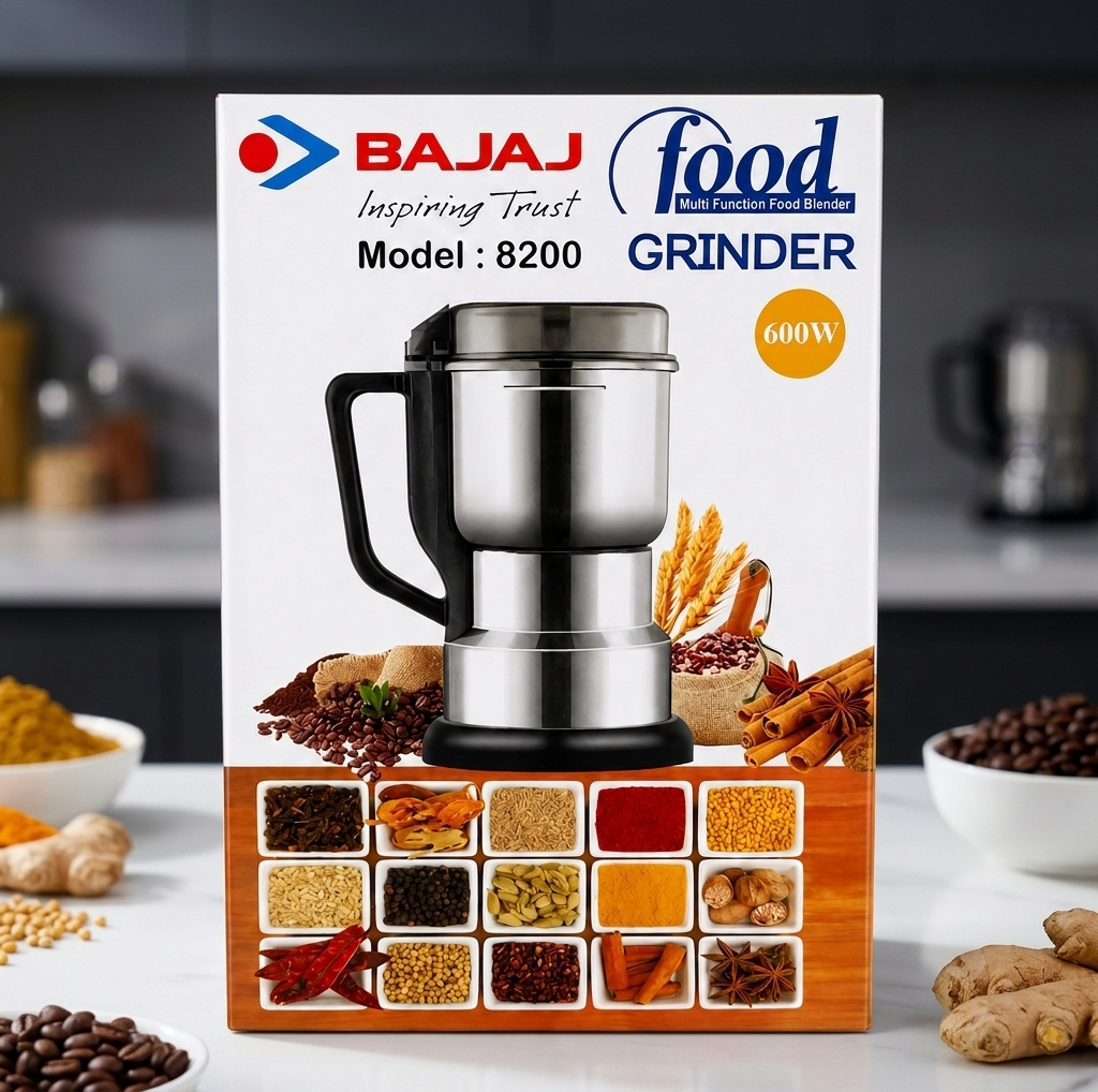 1500W Electric Spice Grinder Machine 500ml – Stainless Steel Coffee, Nut & Grain Grinder | Model 8200 | ShopTrip 1500W Electric Spice Grinder Machine 500ml – Stainless Steel Coffee, Nut & Grain Grinder | Model 8200