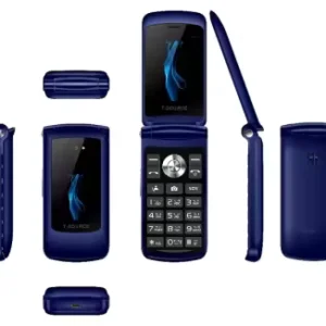 T-Source T203 Dual Display Folding Mobile Phone (BLUE)