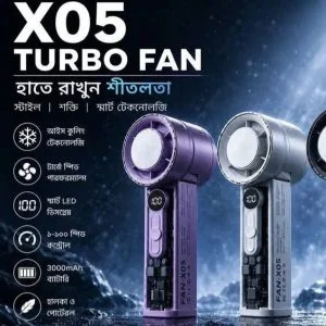 X05 Handheld High-Speed Turbo Cooling Fan (3000mAh Battery)